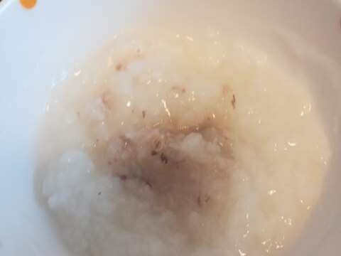離乳食中期★カツオの旨味がギュッとつまったお粥
